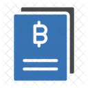 Bitcoin Report Finance Icon