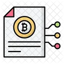 Bitcoin Report Bitcoin Cryptocurrency Icon