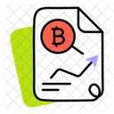 Bitcoin Report Crypto Report Bitcoin Analysis Icon
