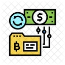 Bitcoin Reverse  Icon
