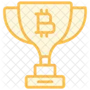 Bitcoin Mining Duotone Line Icon Icon