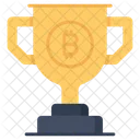 Bitcoin Reward Trophy Icon