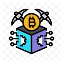 Rewards Cryptocurrency Mining Icon