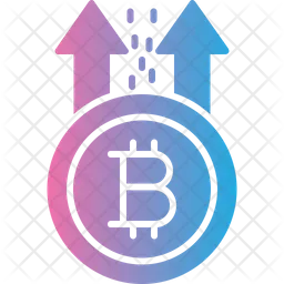 - bitcoin rise  Icon