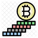 Bitcoin Risk Cryptocurrency Blockchain Icon