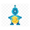 Bitcoin Robot  Icon