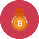 Bitcoin Crypto Monnaie Sac Icône