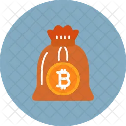 Sac de bitcoins  Icône