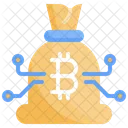Bitcoin Sack Bitcoin Crypto Bag Icon