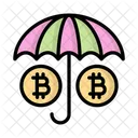 Bitcoin Safety Bitcoin Protection Cryptocurrency Protection Icon