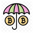 Bitcoin Safety Bitcoin Protection Cryptocurrency Protection Icon