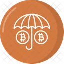 Bitcoin Safety Bitcoin Security Bitcoin Protection Icon