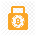 Bitcoin safety lock  Icon