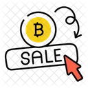 Bitcoin Sale  Icon