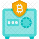 Bitcoin Save Box Save Box Safety Icon