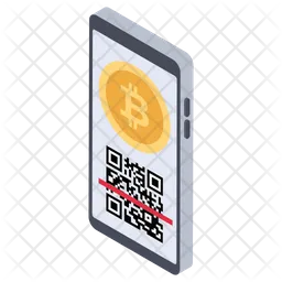 Bitcoin Scanning  Icon