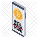Bitcoin Scanning  Icon