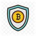 Bitcoin-Schild  Symbol