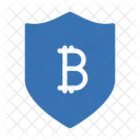 Bitcoin-Schild  Symbol