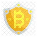 Bitcoin-Schild  Symbol