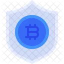 Bitcoin-Schild  Symbol