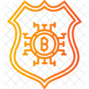 Bitcoin-Schild  Symbol