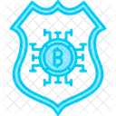 Bitcoin-Schild  Symbol