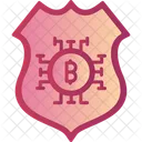 Bitcoin-Schild  Symbol