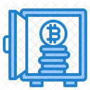 Bitcoin-Schließfach  Symbol