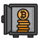 Bitcoin-Schließfach  Symbol