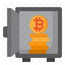 Bitcoin-Schließfach  Symbol