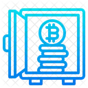 Bitcoin-Schließfach  Symbol