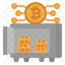 Bitcoin-Schließfach  Symbol