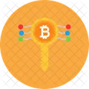 Bitcoin Kryptowahrung Schlussel Symbol