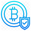 Bitcoin-Schutz  Symbol