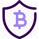 Bitcoin-Schutz  Symbol