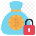 Bitcoin Sicherheit Bitcoin Schutz Sicheres Bitcoin Symbol