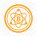 Bitcoin science symbol  Icon