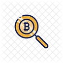 Bitcoin Search Search Bitcoin Icon