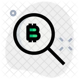 Bitcoin Search  Icon