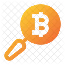 Bitcoin Search  Icon