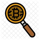Bitcoin Search Crypto Search Cryptocurrency Search Icon
