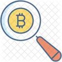 Bitcoin Search  Icon