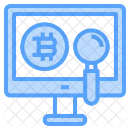 Bitcoin Search  Icon