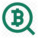 Bitcoin Search  Icon