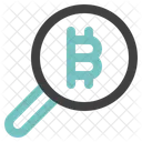 Bitcoin Search  Icon