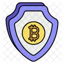Bitcoin Security Cryptocurrency Bitcoin Icon