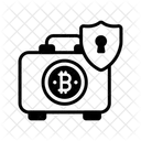 Bitcoin Secure Deposit  Icon