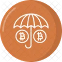 Securite Du Bitcoin Securite Du Bitcoin Protection Du Bitcoin Icône