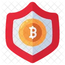 Bitcoin Security Cryptocurrency Security Crypto Icon